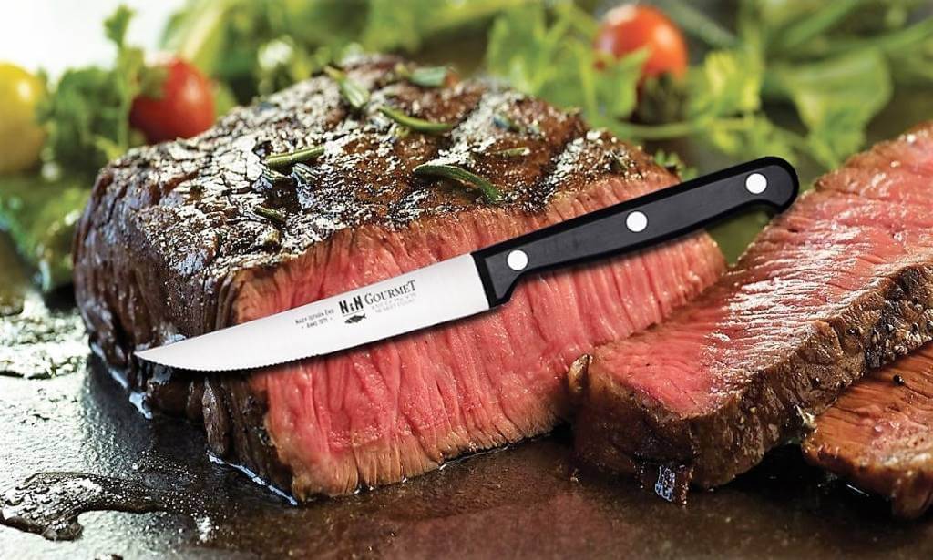 NN-Knives Érd - konyhakések - Gourmet Steak kés 12 cm fogazott | Magyar