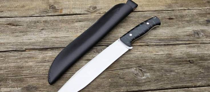 Kovács Miklós késkészítő long blade bushcraft kés